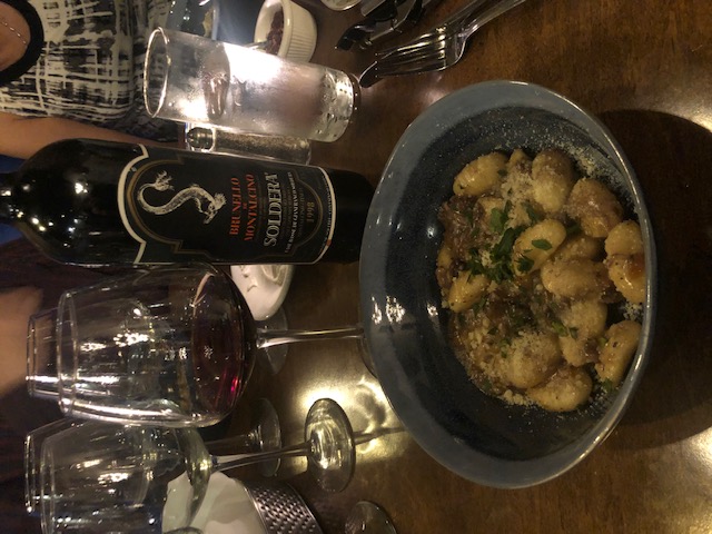 Oxtail Gnocchi and a Soldera, this was the pairing of the night