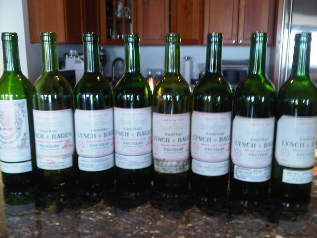 An evening of mostly 1980’s Lynch Bages blind