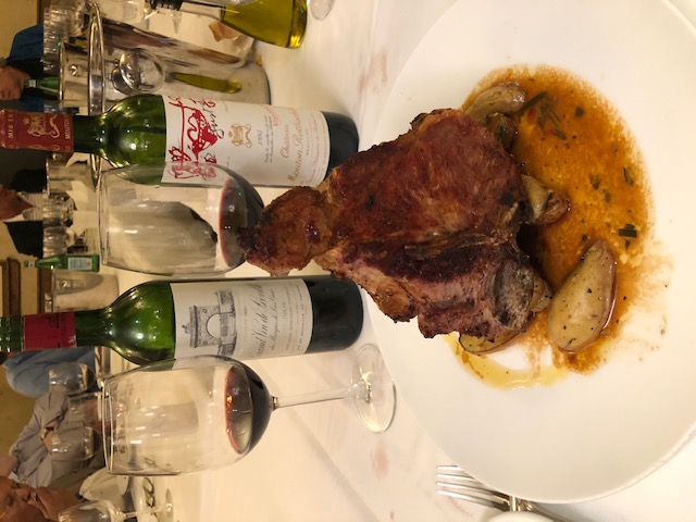 And the veal chop at Vito’s Ristorante.